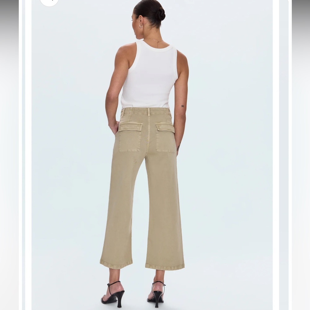 Pistola - SOPHIA WIDE LEG PANT - ARTICHOKE - Picture 5 of 8